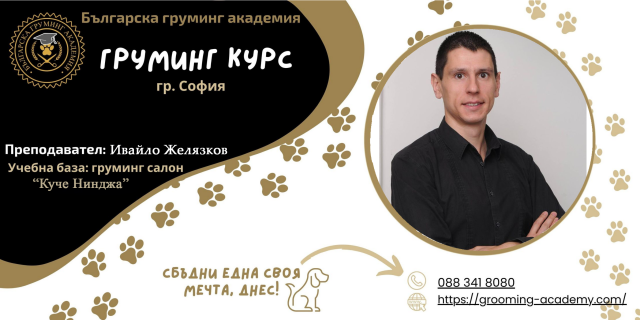 Курс груминг София - Ивайло Желязков